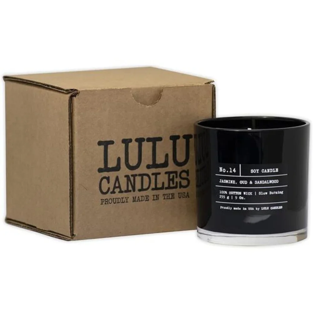 Jasmine, Oud & Sandalwood | Luxury Scented Soy Jar Candle | Hand Made